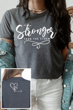 Load image into Gallery viewer, Storm Faith Front Back Graphic T Shirts
