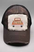 Load image into Gallery viewer, Fall Marquee Orange Truck Fall Patch Hat
