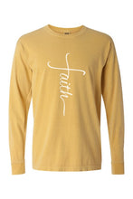 Load image into Gallery viewer, Faith Cross Easter Comfort Colors Long Sleeve
