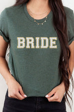 Load image into Gallery viewer, Bride Faux Chenille Graphic PLUS Tee
