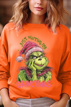 Load image into Gallery viewer, Just Waiting For Grinchmas Fleece Sweatshirts
