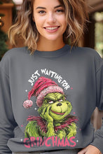 Load image into Gallery viewer, Just Waiting For Grinchmas Fleece Sweatshirts
