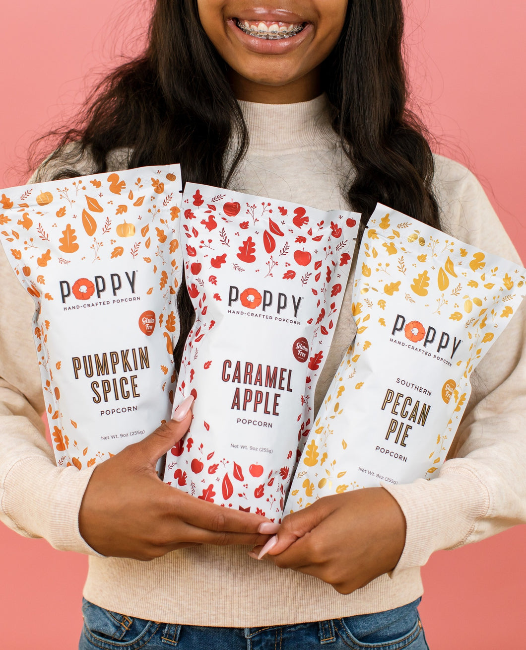 Poppin Poppy Hand-crafted Popcorn Bundle Set