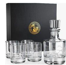 Load image into Gallery viewer, Kentucky Bourbon Trail Decanter Whiskey Glass Gift Set
