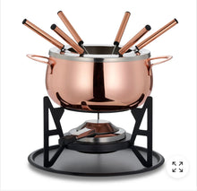 Load image into Gallery viewer, Rose Gold Fondue Gift Set
